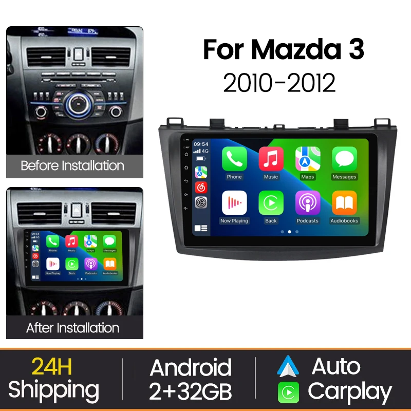 Автомагнитола MEKEDE 9'' 2 Din для Mazda 3 2010-2012, мультимедийный плеер Android Auto, GPS-навигация, беспроводной Carplay, головное устройство
Автомагнитола MEKEDE 9'' 2 Din для Mazda 3 2010-2012, мультимедийный плеер Android Auto, GPS-навигация, беспроводной Carplay, головное устройство