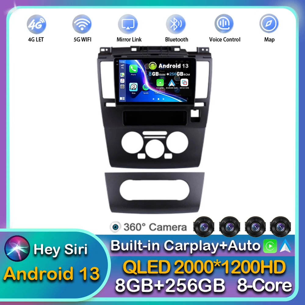 Автомагнитола Carplay, Android 13, Wi-Fi + 4G, для Nissan TIIDA 2004-2013, мультимедийный видеоплеер с GPS, стерео, 2din, DVD, DSP, головное устройство
Автомагнитола Carplay, Android 13, Wi-Fi + 4G, для Nissan TIIDA 2004-2013, мультимедийный видеоплеер с GPS, стерео, 2din, DVD, DSP, головное устройство