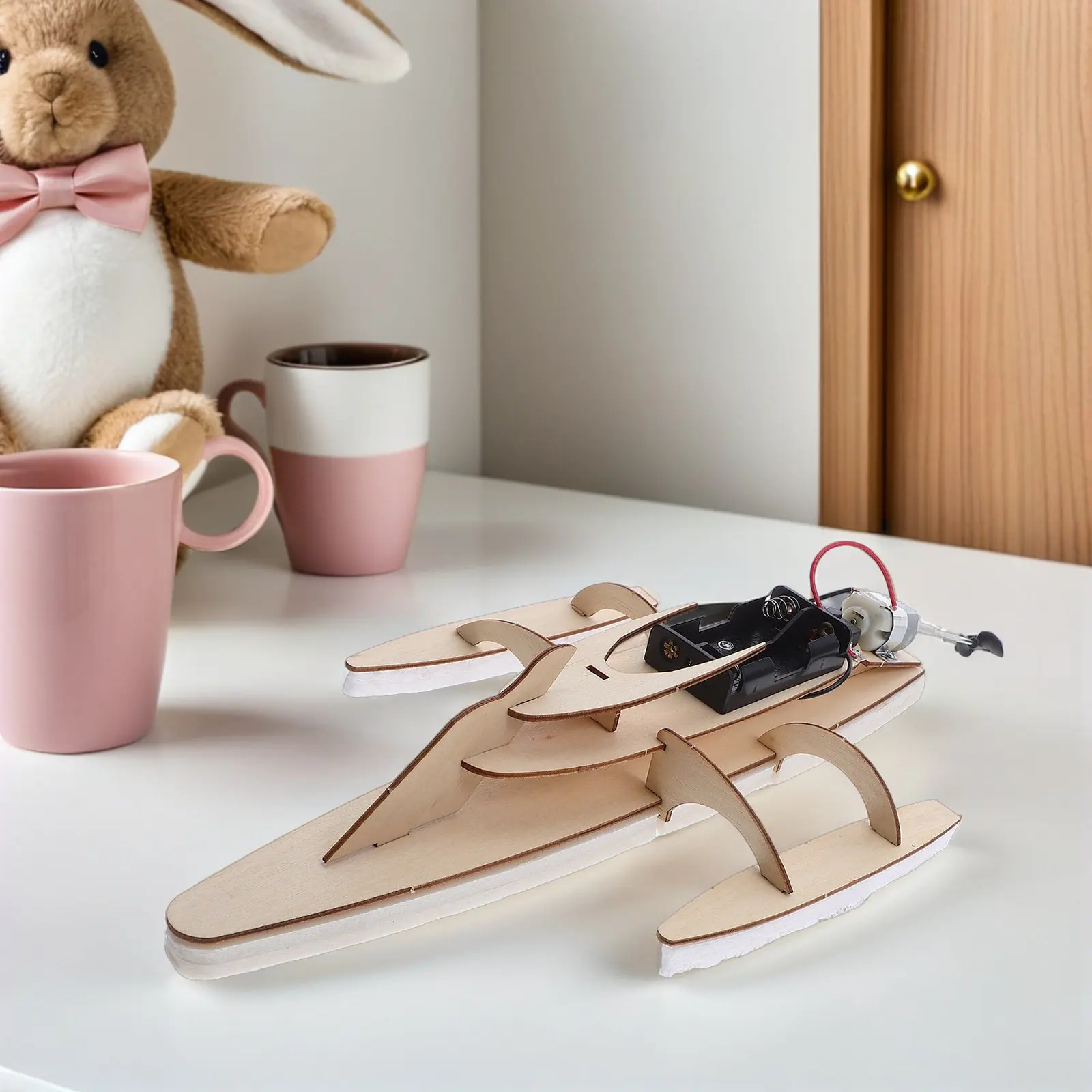 1Set Trihull Wooden Sailboat Electric Assembly Kit DIY 3D Wooden Puzzle Buildable Ship Craft for Kids Science Projects
1Set Trihull Wooden Sailboat Electric Assembly Kit DIY 3D Wooden Puzzle Buildable Ship Craft for Kids Science Projects