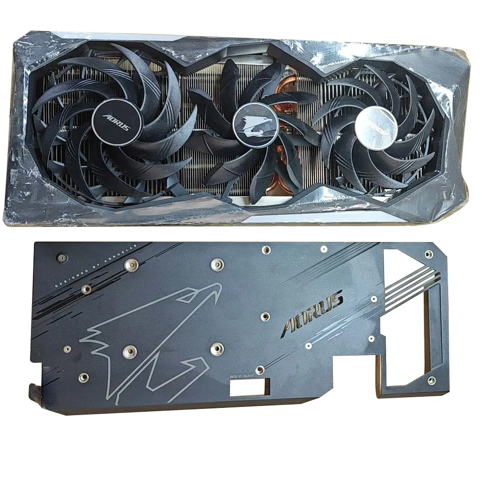 Охлаждающий вентилятор для видеокарты Gigabyte Aorus master 6900xt с радиатором
Охлаждающий вентилятор для видеокарты Gigabyte Aorus master 6900xt с радиатором