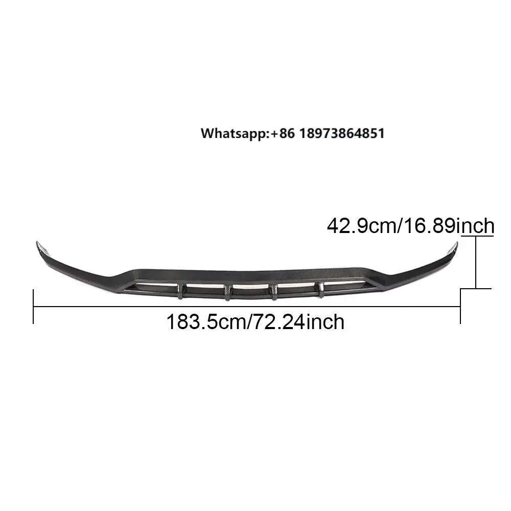 X253 Front Spoiler Lip Splitter for Mercedes Benz GLC300 GLC350 GLC43 Sport Utility 2020 Carbon Fiber
X253 Front Spoiler Lip Splitter for Mercedes Benz GLC300 GLC350 GLC43 Sport Utility 2020 Carbon Fiber