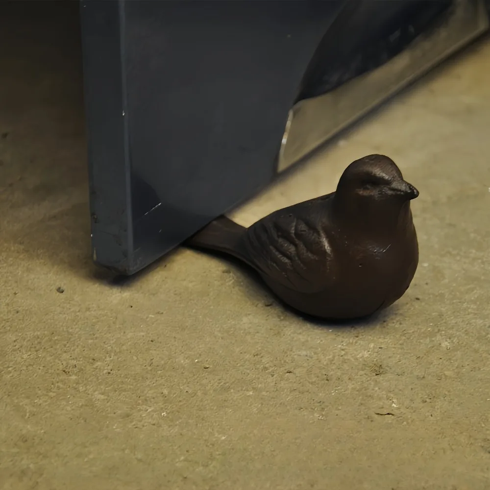1pc Door Stopper Wedge, Heavy Duty Cast Iron Decorative Bird Door Stops, Rustic Doorstop, Vintage Animal Statue (Bird)
1pc Door Stopper Wedge, Heavy Duty Cast Iron Decorative Bird Door Stops, Rustic Doorstop, Vintage Animal Statue (Bird)