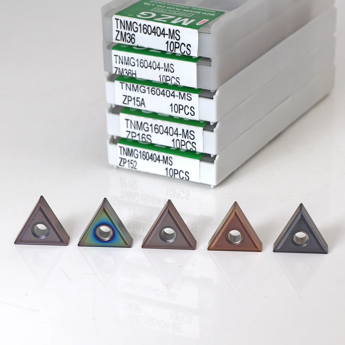 MZG 10pcs TNMG Carbide Inserts TNMG160404 TNMG160408 CNC Lathe Cutting Tool High Quality Turning Insert For Stainless Steel
MZG 10pcs TNMG Carbide Inserts TNMG160404 TNMG160408 CNC Lathe Cutting Tool High Quality Turning Insert For Stainless Steel