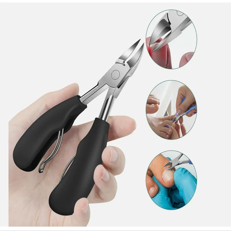 Professional Thick Nail Dead Skin Dirt Remover Super Sharp Curved Blade Toe Nail Clippers Ingrown Toenail Tool
Professional Thick Nail Dead Skin Dirt Remover Super Sharp Curved Blade Toe Nail Clippers Ingrown Toenail Tool