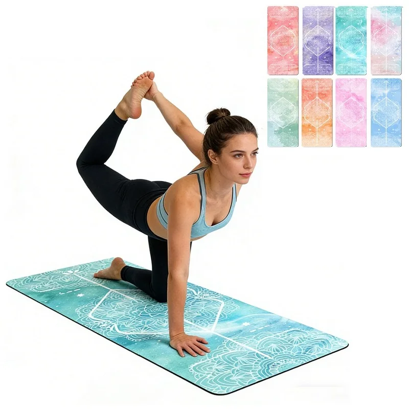 Suede Print Yoga Mat Rubber Yoga Mat Foldable Anti Slip Wear-resistant Fitness Mat Ultra-thin Portable Soft Cushion68/80cm*1.5mm
Suede Print Yoga Mat Rubber Yoga Mat Foldable Anti Slip Wear-resistant Fitness Mat Ultra-thin Portable Soft Cushion68/80cm*1.5mm