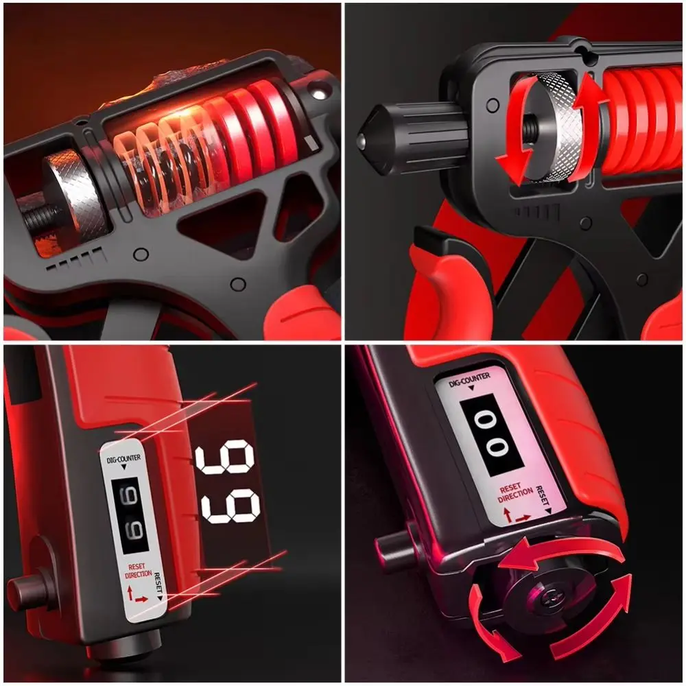 Wrist Increase Strength Adjustable Hand Grip Spring Hand Grip Ergonomic Design 5-165Kg Hand Gripper Durable Improve Strength
Wrist Increase Strength Adjustable Hand Grip Spring Hand Grip Ergonomic Design 5-165Kg Hand Gripper Durable Improve Strength