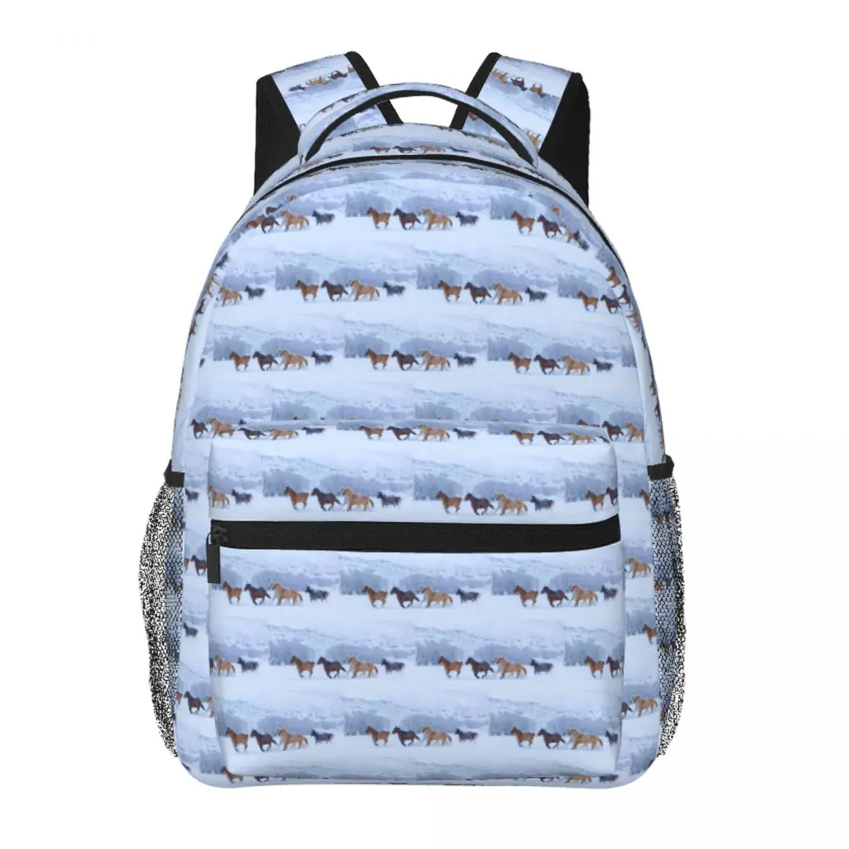 Wild Horses Running In Snow Backpack Student Boys Girls BookBag Children School Bag Computer Shoulder Bags for Men Women
Wild Horses Running In Snow Backpack Student Boys Girls BookBag Children School Bag Computer Shoulder Bags for Men Women