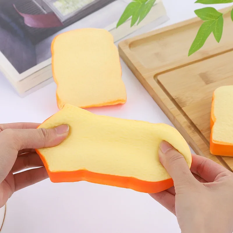 Decompression Bread Pieces Pinch Music Creative Simulation Rainbow Bread Food Play TPR Soft Glue Bread Toast Rebound
Decompression Bread Pieces Pinch Music Creative Simulation Rainbow Bread Food Play TPR Soft Glue Bread Toast Rebound