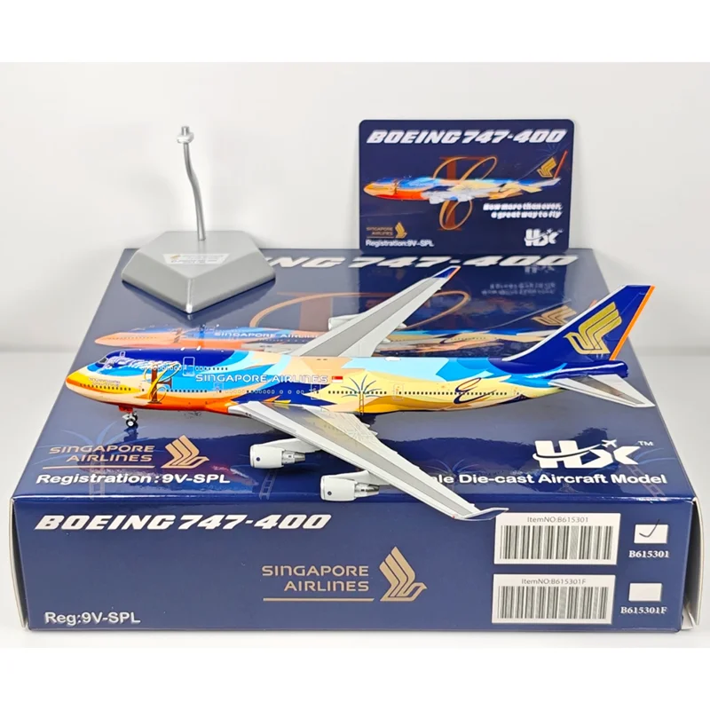 HX Model Diecast 1/400 Scale Singapore Airlines B747-400 9V-SPL 9V-SPK Alloy Aircraft Model Collectible Decorative
HX Model Diecast 1/400 Scale Singapore Airlines B747-400 9V-SPL 9V-SPK Alloy Aircraft Model Collectible Decorative