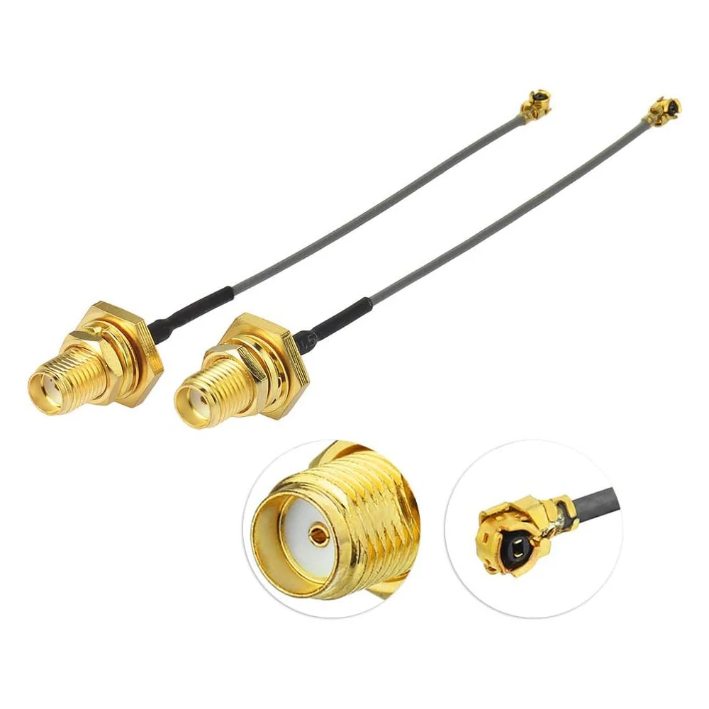 2pcs SMA Female to U.FL IPX RF Coax Adapter RG178 Pigtail Jumper Cable SMA Female to IPX UFL/IPX Cable
2pcs SMA Female to U.FL IPX RF Coax Adapter RG178 Pigtail Jumper Cable SMA Female to IPX UFL/IPX Cable