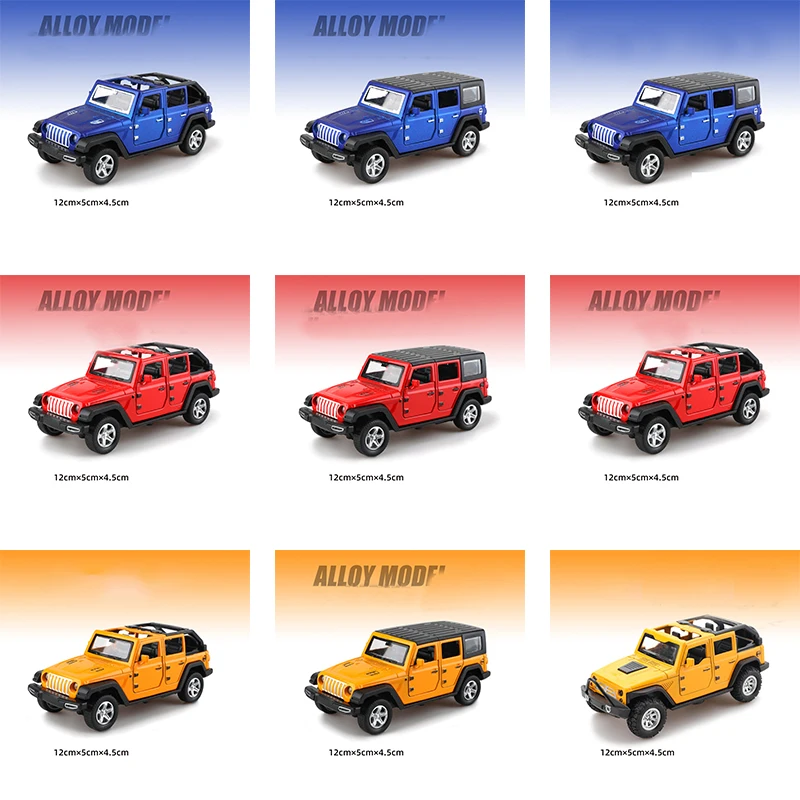1:36 Wrangler Off-road Vehicle Baking Kindergarten Cake Simulation Alloy Model Car Model Collection Ornaments Children's Toy Car
1:36 Wrangler Off-road Vehicle Baking Kindergarten Cake Simulation Alloy Model Car Model Collection Ornaments Children's Toy Car