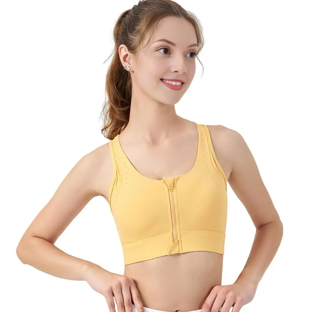 Спортивный бюстгальтер из нейлонового материала, беспроводная поддержка, спортивный бюстгальтер на молнии спереди для женщин, спортивный бюстгальтер для йоги с мягкой подкладкой, после операции
Спортивный бюстгальтер из нейлонового материала, беспроводная поддержка, спортивный бюстгальтер на молнии спереди для женщин, спортивный бюстгальтер для йоги с мягкой подкладкой, после операции