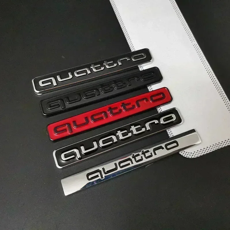1pc 3D ABS Car Styling Quattro Badge Emblem Rear Trunk Decor Sticker Decals For Audi Quattro A4 A5 Q5 A1 Q7 B6 B8 B7 B9 B5 A3 8P
1pc 3D ABS Car Styling Quattro Badge Emblem Rear Trunk Decor Sticker Decals For Audi Quattro A4 A5 Q5 A1 Q7 B6 B8 B7 B9 B5 A3 8P