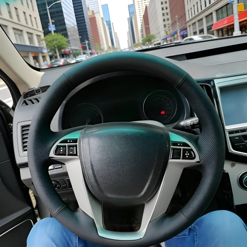 For BYD S7 17models Hand-stitched Car Steering Breathable; wear-resistant; skid-proof full coverage modification desig
For BYD S7 17models Hand-stitched Car Steering Breathable; wear-resistant; skid-proof full coverage modification desig