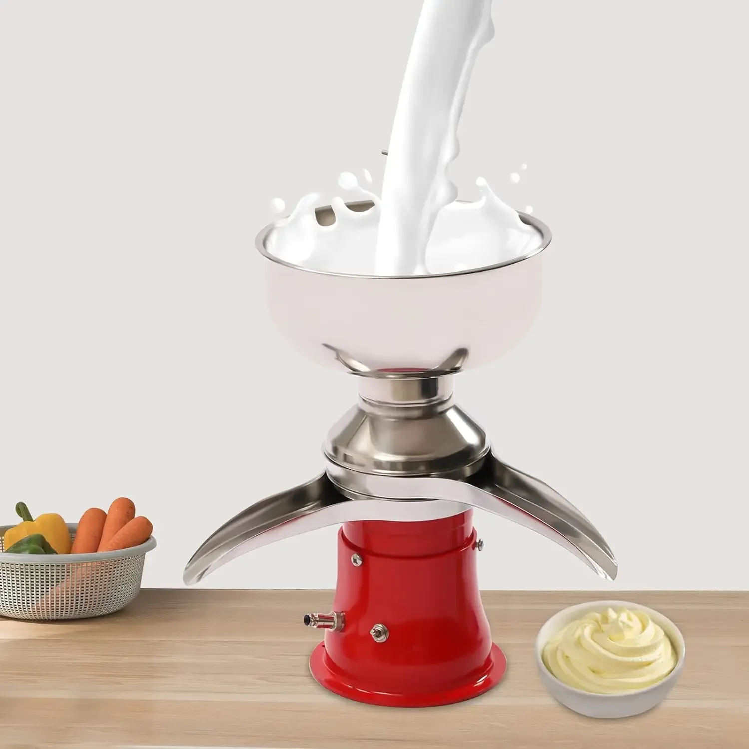 Milk Cream Centrifugal Separator,Stainless Steel Electric Cream Separator Milk Cow Cream Separator,Electric Milk Skimmer for Cow
Milk Cream Centrifugal Separator,Stainless Steel Electric Cream Separator Milk Cow Cream Separator,Electric Milk Skimmer for Cow