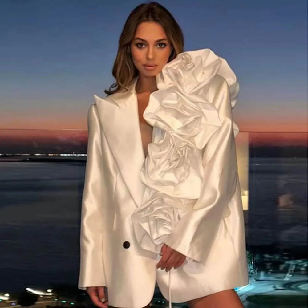 Fashion Women Clothing Handmade 3D Flowers Long Sleeves Dance Birthday Dress Women Formal Suits Party Gowns
Fashion Women Clothing Handmade 3D Flowers Long Sleeves Dance Birthday Dress Women Formal Suits Party Gowns