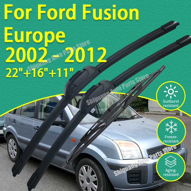 Front Rear Silicone Coating Wipers for Ford Fusion Europe 2002 - 2012 Car Wiper Windshield Windscreen Blades Accessories 2011
Front Rear Silicone Coating Wipers for Ford Fusion Europe 2002 - 2012 Car Wiper Windshield Windscreen Blades Accessories 2011