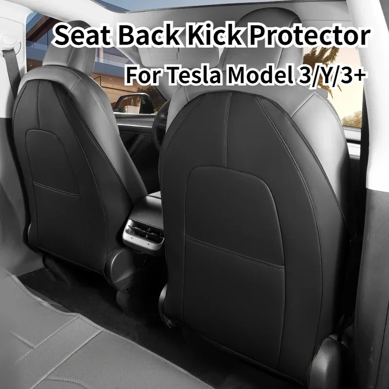 Seat Back Kick Protector for Tesla Model 3/Y/3+ Anti Kick Pad Protector Seat Back Mat Child Anti Dirty Car Accessories 2021-2024
Seat Back Kick Protector for Tesla Model 3/Y/3+ Anti Kick Pad Protector Seat Back Mat Child Anti Dirty Car Accessories 2021-2024