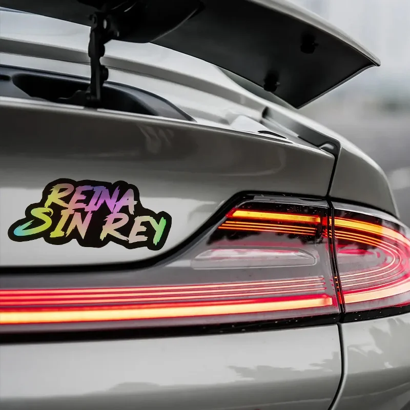 1Pc REINA SIN REY Vinyl Sticker, Waterproof Universal Decal for Car Scooter Body & Window Decor
1Pc REINA SIN REY Vinyl Sticker, Waterproof Universal Decal for Car Scooter Body & Window Decor