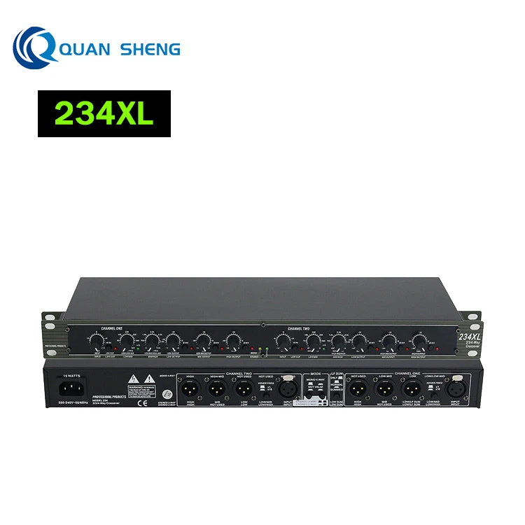 234XL Crossover Professional Audio Peripherals Stereo 2/3-way Mono 4-way 234 XL for Dbx
234XL Crossover Professional Audio Peripherals Stereo 2/3-way Mono 4-way 234 XL for Dbx