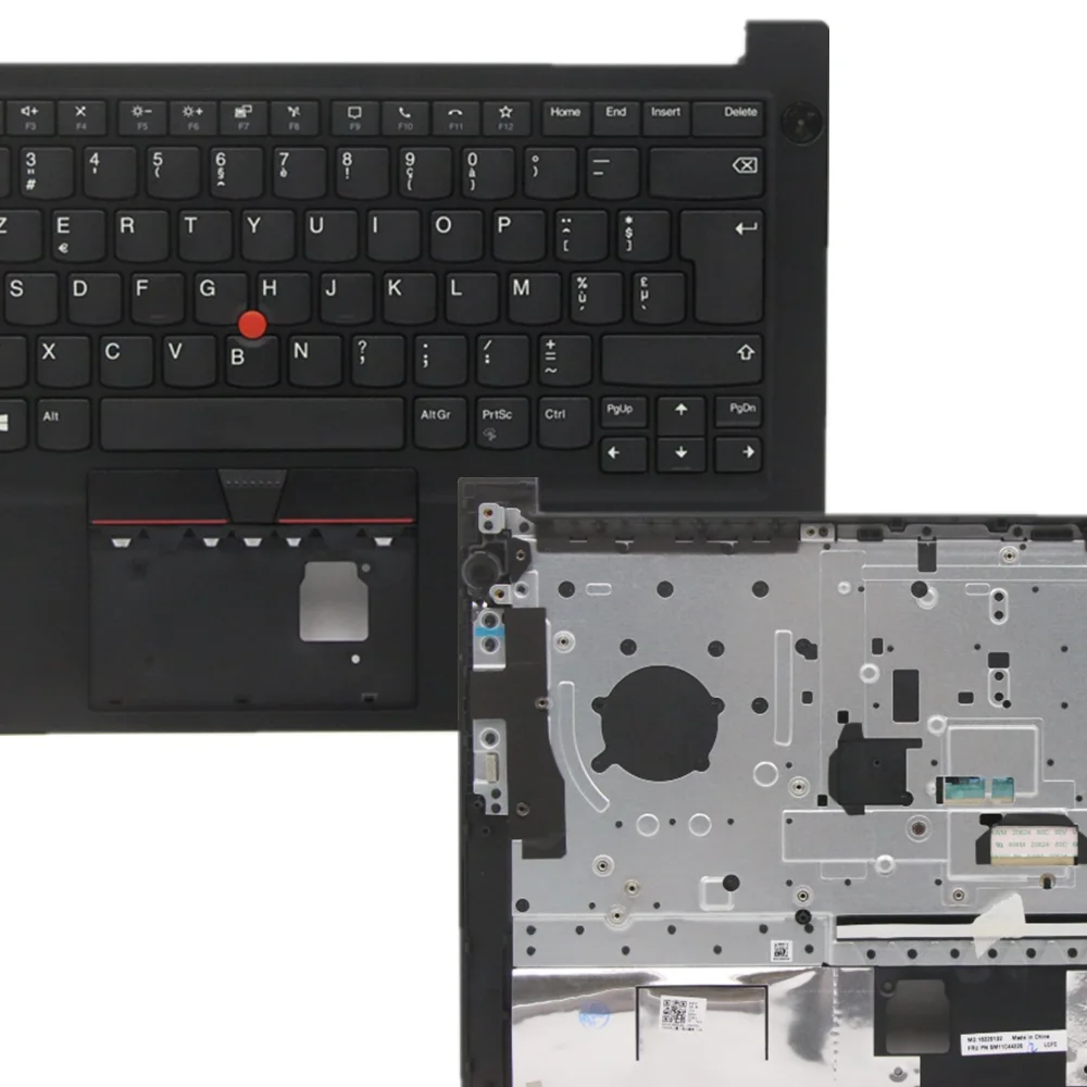 AZERTY Belgian Layout 5M11C44220 New For Lenovo ThinkPad E14 Gen 3 Palmrest w/Keyboard Assembly Black
AZERTY Belgian Layout 5M11C44220 New For Lenovo ThinkPad E14 Gen 3 Palmrest w/Keyboard Assembly Black