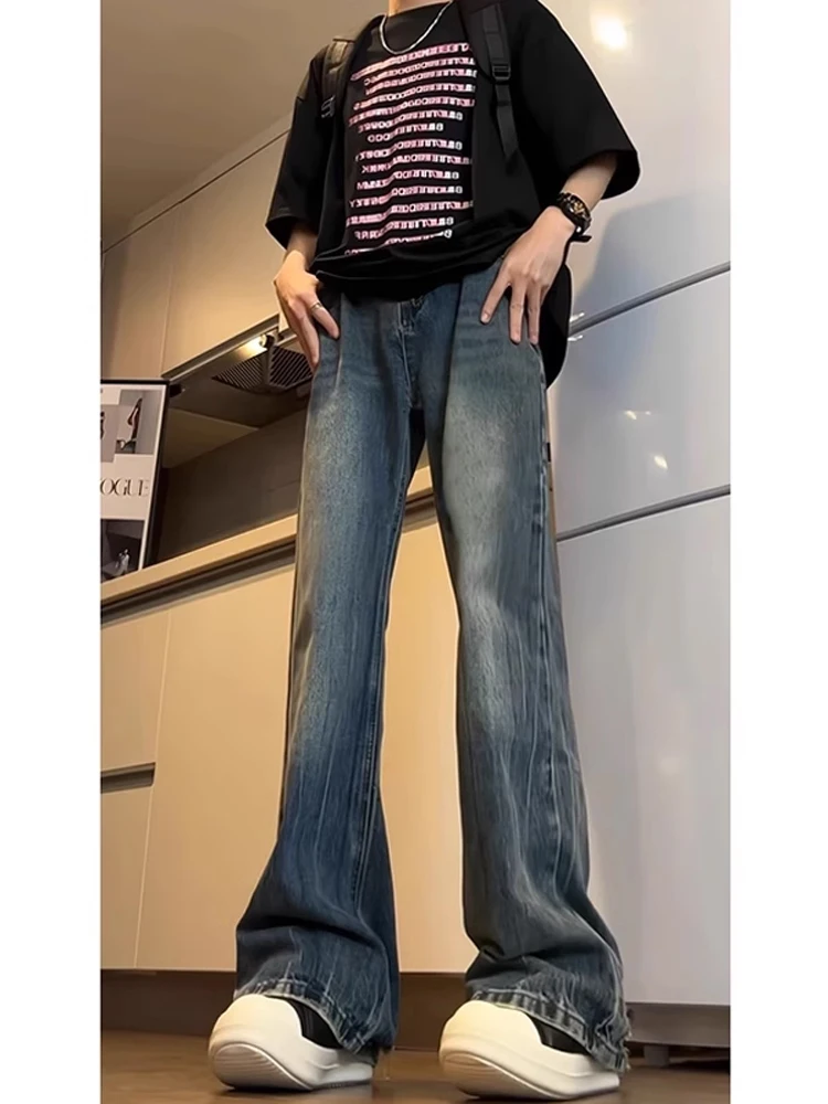 Retro Blue Men's Jeans High Street Vibe American Sle Extended Length High Waist Straight Leg Durable Wear Resistant Spring ...
Retro Blue Men's Jeans High Street Vibe American Sle Extended Length High Waist Straight Leg Durable Wear Resistant Spring ...