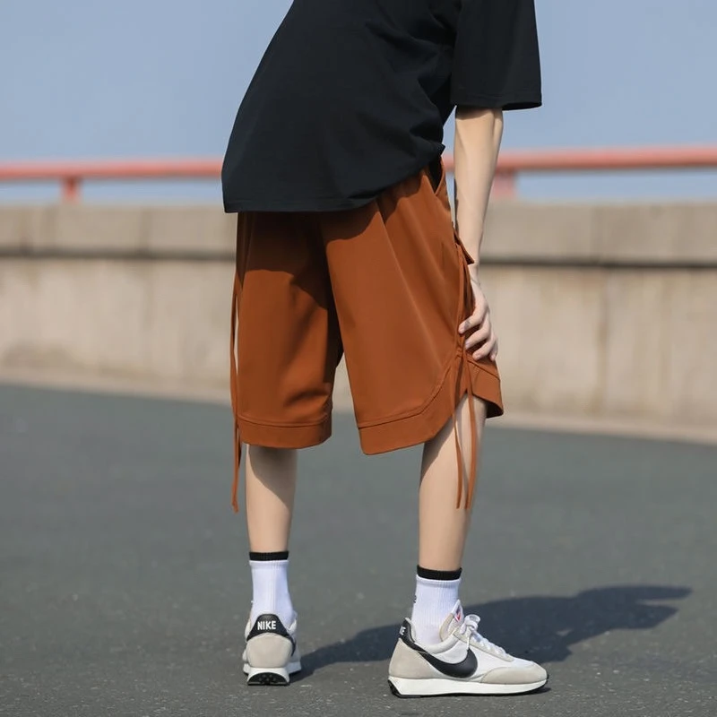 High Street Fashion Men's Workwear Shorts Japanese City Boy Aesthetic Lightweight Loose Wide Leg Mid Length Summer Casual
High Street Fashion Men's Workwear Shorts Japanese City Boy Aesthetic Lightweight Loose Wide Leg Mid Length Summer Casual