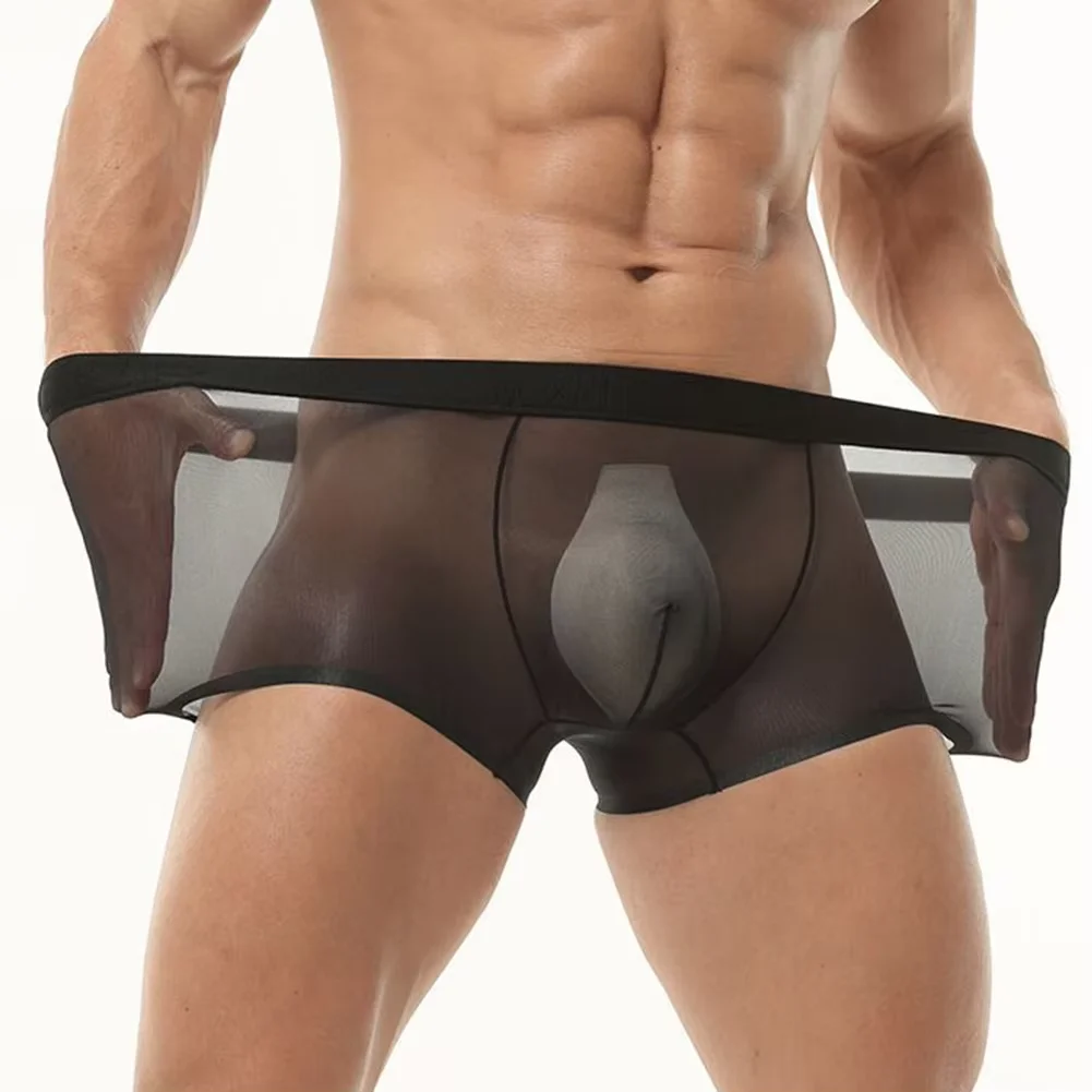 Men's Fully Transparent Ice Silk Boxer Briefs Summer Ultra-Thin Breathable Seamless Boxy Underwear Male Lightweight Boxer Shorts
Men's Fully Transparent Ice Silk Boxer Briefs Summer Ultra-Thin Breathable Seamless Boxy Underwear Male Lightweight Boxer Shorts