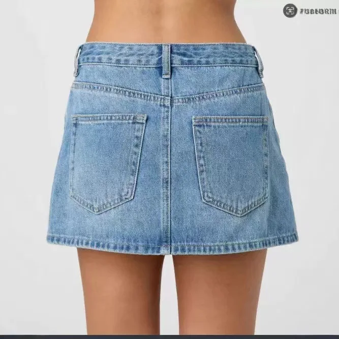 Elastic Denim Skirt Slim Washed High Waist Denim Skirt Bodycon Stretch Mini Denim Skirt Casual Summer Pencil Jean Mini
Elastic Denim Skirt Slim Washed High Waist Denim Skirt Bodycon Stretch Mini Denim Skirt Casual Summer Pencil Jean Mini