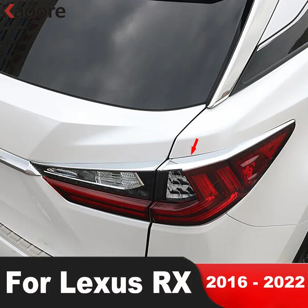 For LEXUS RX 2016-2019 2020 2021 2022 Chrome Car Rear Tail Light Lamp Eyebrow Cover Trim Taillight Eyelid Strip Accessories
For LEXUS RX 2016-2019 2020 2021 2022 Chrome Car Rear Tail Light Lamp Eyebrow Cover Trim Taillight Eyelid Strip Accessories