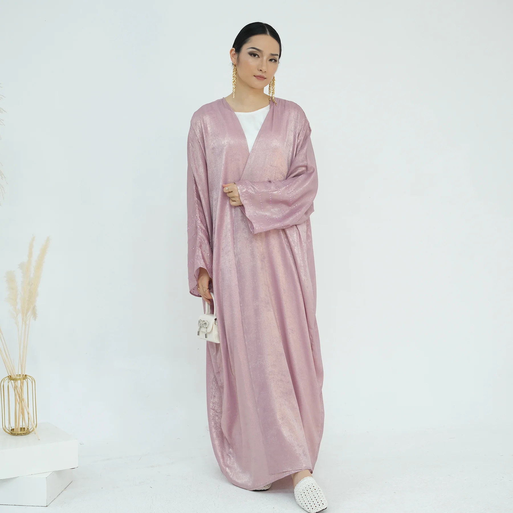 Muslim Open Kimono Maxi Dress Women Cardigan Diamonds Dresses Abaya Jalabiya Ramadan Dubai Kaftan Long Robe Femme Abayas Vestido
Muslim Open Kimono Maxi Dress Women Cardigan Diamonds Dresses Abaya Jalabiya Ramadan Dubai Kaftan Long Robe Femme Abayas Vestido