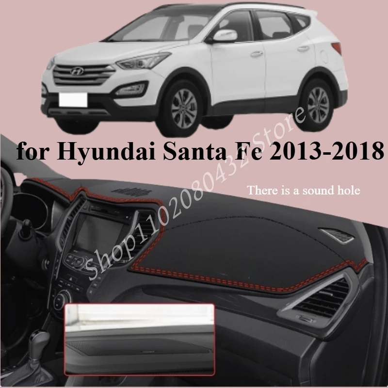 LHD Car Dashboard Mat for Hyundai Santa Fe 2013-2018 Light Blocking Pad Center Console Dash Mat Sunshield Protector
LHD Car Dashboard Mat for Hyundai Santa Fe 2013-2018 Light Blocking Pad Center Console Dash Mat Sunshield Protector