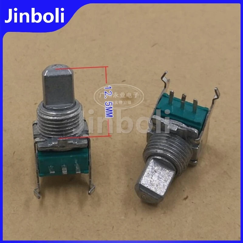 2 шт. RK097N одиночный горизонтальный 3-контактный с кронштейном B20K B203, регулируемый потенциометр громкости звука, длина половины вала 12,5 мм
2 шт. RK097N одиночный горизонтальный 3-контактный с кронштейном B20K B203, регулируемый потенциометр громкости звука, длина половины вала 12,5 мм