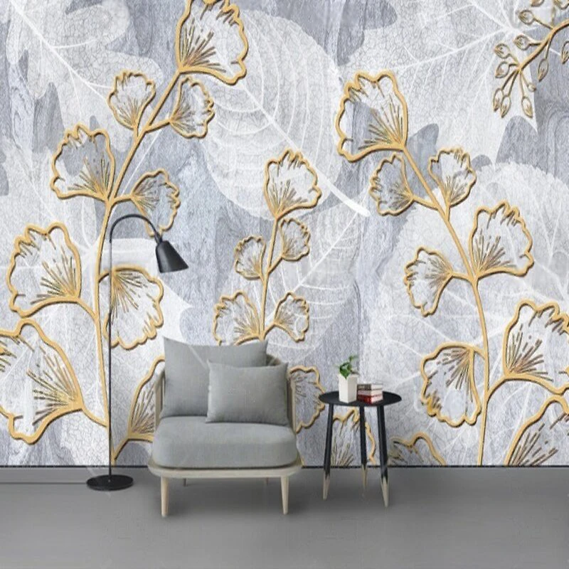 MU9184 Custom-made Nordic modern and simple leaf and golden branch TV home decoration bedroom background wall
MU9184 Custom-made Nordic modern and simple leaf and golden branch TV home decoration bedroom background wall