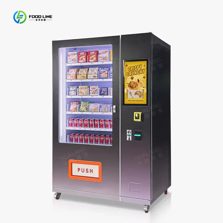 Foodline Coin Operation Brand Compressor Cooling Commercial Vending Machine Customized Beverage Vending Machine
Foodline Coin Operation Brand Compressor Cooling Commercial Vending Machine Customized Beverage Vending Machine
