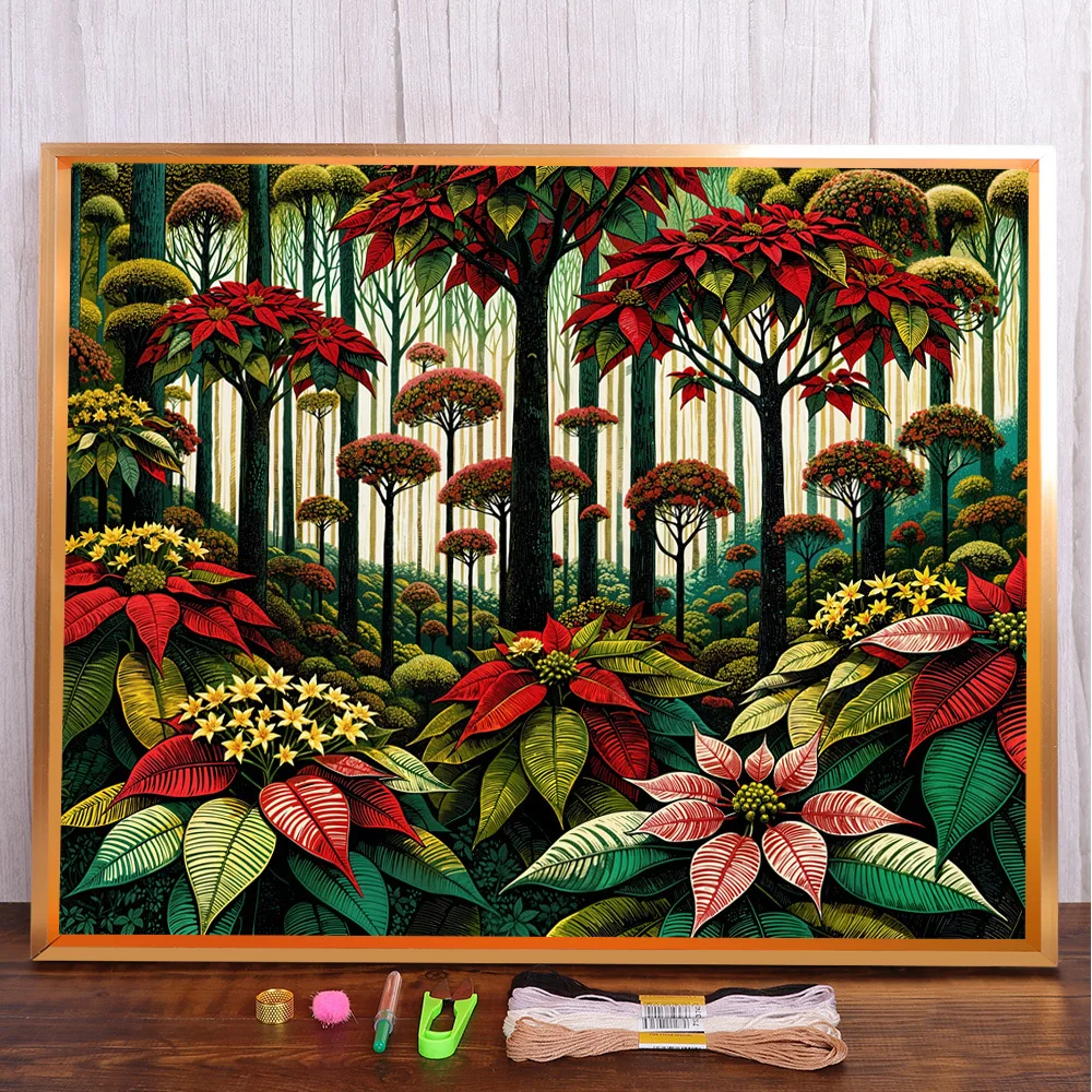 Landscape Forest Printed Canvas 11CT Cross-Stitch Embroidery Patterns Sewing Handmade Craft Knitting For Adults Design Stamped
Landscape Forest Printed Canvas 11CT Cross-Stitch Embroidery Patterns Sewing Handmade Craft Knitting For Adults Design Stamped