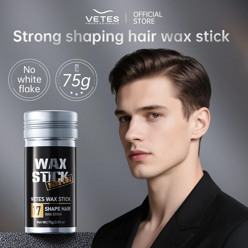 VETES 75g Hair Wax Stick No White Flake also for Wig Pro Hair Wax Shape Broken Hair Men Women Long Lasting Hold Pomade Control
VETES 75g Hair Wax Stick No White Flake also for Wig Pro Hair Wax Shape Broken Hair Men Women Long Lasting Hold Pomade Control