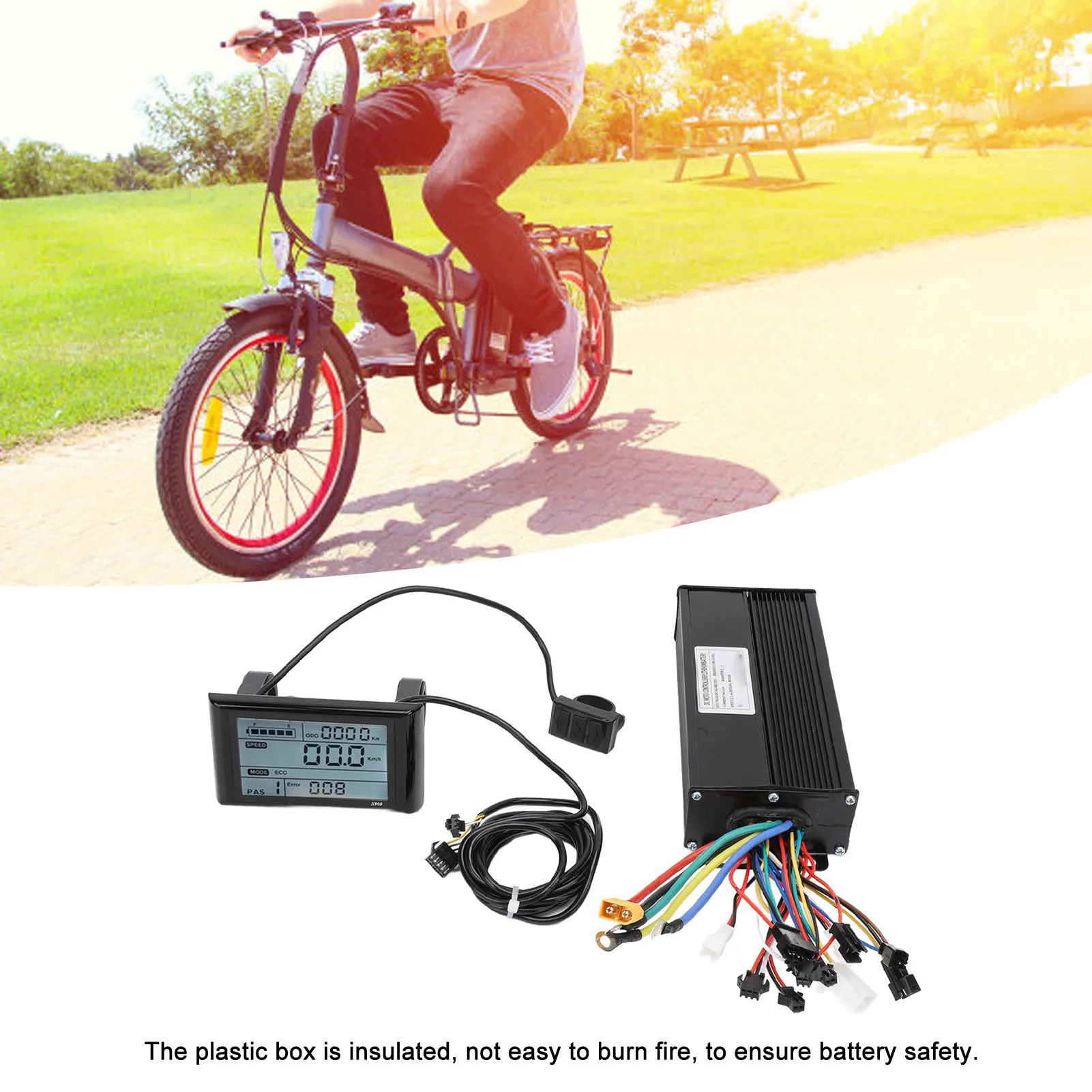 Electric Cycle Conversion Kit Sine Speed Limit Design 36V 48V 52V 40A Electric Cycle Controller Display Set for Repair
Electric Cycle Conversion Kit Sine Speed Limit Design 36V 48V 52V 40A Electric Cycle Controller Display Set for Repair