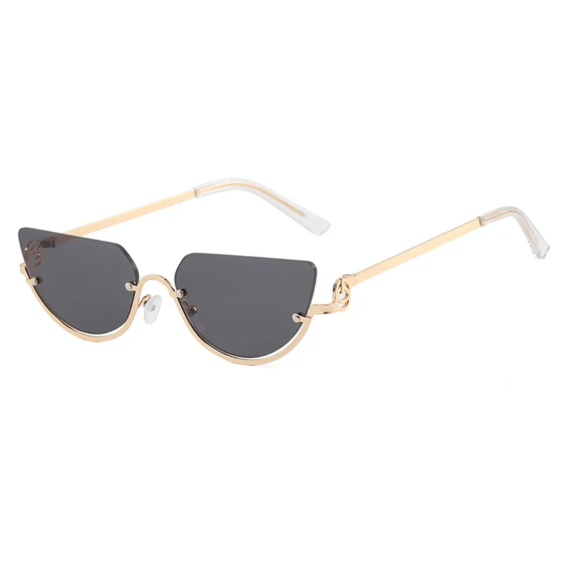 Fashionable Half-Frame Retro Cat-Eye Metal Sunglasses for Women, High-End Street Style Versatile Glasses
Fashionable Half-Frame Retro Cat-Eye Metal Sunglasses for Women, High-End Street Style Versatile Glasses