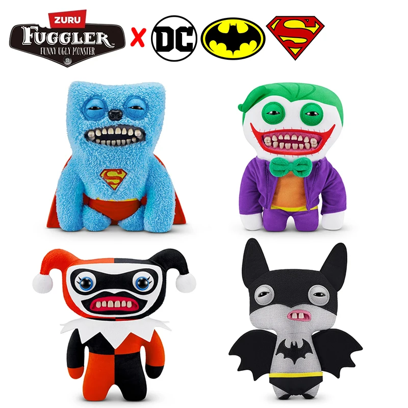 Original ZURU Fuggler Plush Toys Funny Ugly Monsters Plushie Dc Figures Batman Superman Joker Dolls Cute Teeth Monster Plush Toy
Original ZURU Fuggler Plush Toys Funny Ugly Monsters Plushie Dc Figures Batman Superman Joker Dolls Cute Teeth Monster Plush Toy