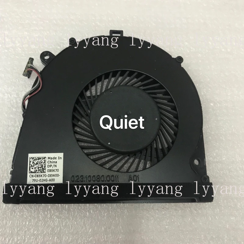 f FOR Dell Latitude 15 3580 0X6K70 X6K70 Notebook CPU Cooling Fan
f FOR Dell Latitude 15 3580 0X6K70 X6K70 Notebook CPU Cooling Fan