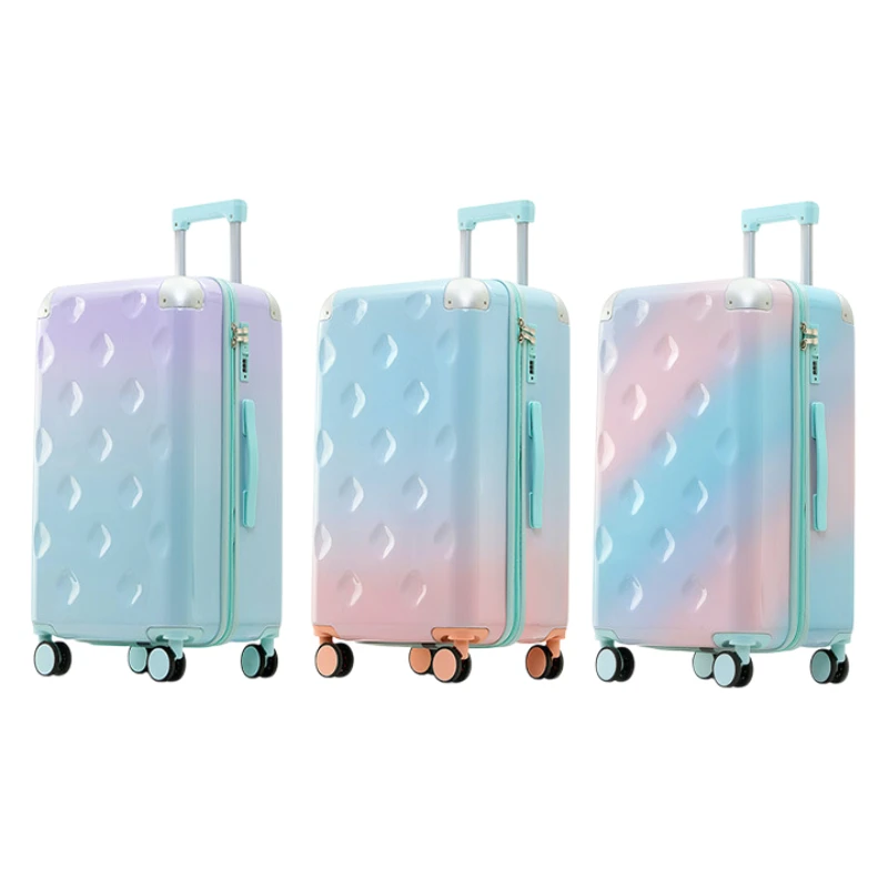 Large Capacity Gradient color PC Luggage with Silent Spinner Wheels & Anti-Burst Zipper System-Multi-Functional Travel Suitcase
Large Capacity Gradient color PC Luggage with Silent Spinner Wheels & Anti-Burst Zipper System-Multi-Functional Travel Suitcase