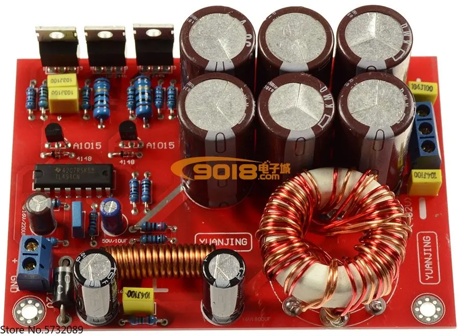 Isolation type 180W single DC 12V to positive and negative dual DC ± 32V rising pressure switch power board
Isolation type 180W single DC 12V to positive and negative dual DC ± 32V rising pressure switch power board