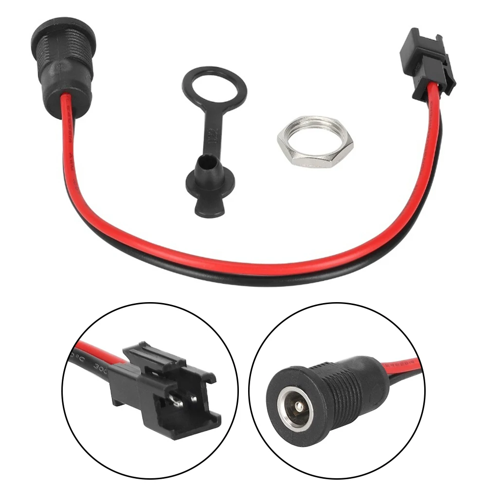 Соединительный кабель порта зарядки электрического скутера, гнездовой DC2 1 5 5 x 2 1 мм, крепление на панели с пылезащитными и водонепроницаемыми функциями
Соединительный кабель порта зарядки электрического скутера, гнездовой DC2 1 5 5 x 2 1 мм, крепление на панели с пылезащитными и водонепроницаемыми функциями