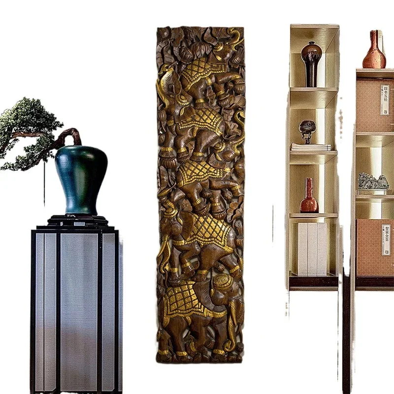 Yilitaiguo Wood Carving Decorative Painting Background Wall Wall Pendant Elephant Chinese Decoration
Yilitaiguo Wood Carving Decorative Painting Background Wall Wall Pendant Elephant Chinese Decoration