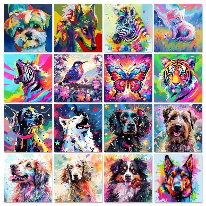 606743 Frameless Paint By Number Animals Kits Handpainted DIY Picture By Number Dog Birds Drawing
606743 Frameless Paint By Number Animals Kits Handpainted DIY Picture By Number Dog Birds Drawing
