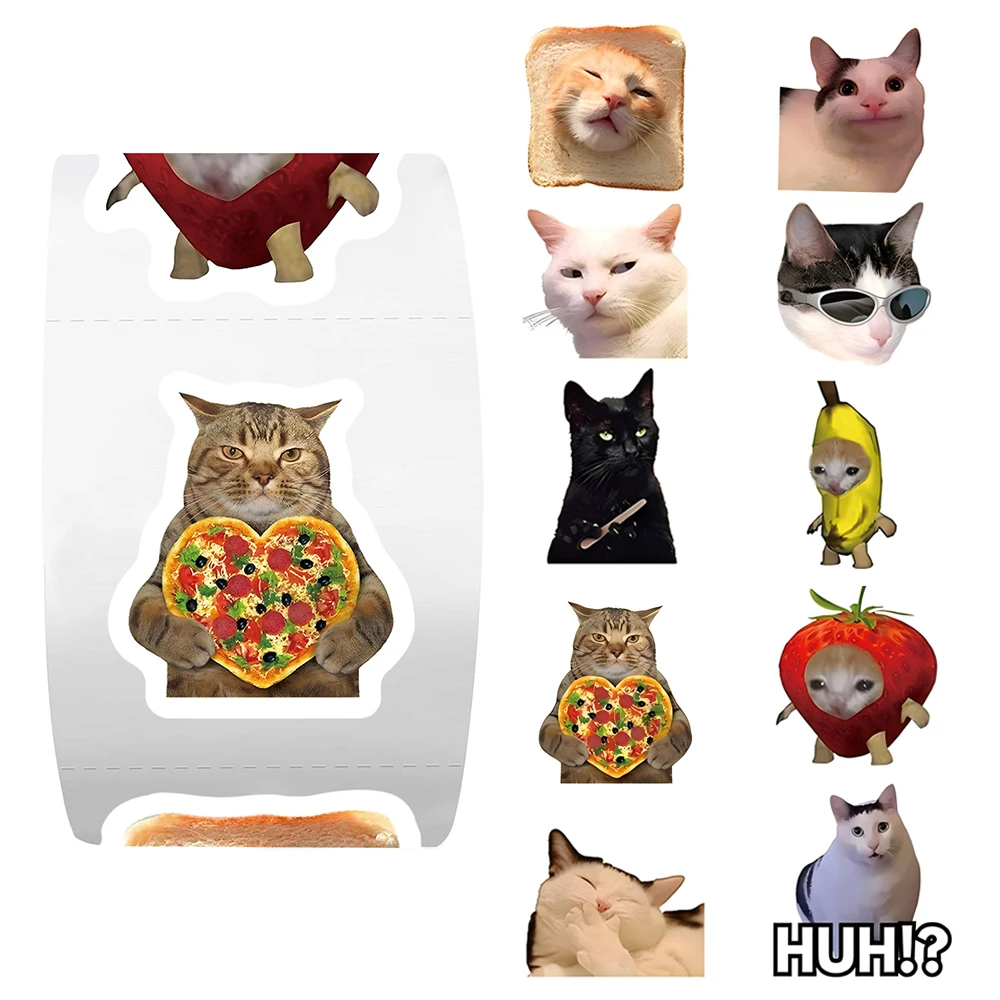 500pcs/roll Funny Cats MEME Cartoon Stickers DIY Graffiti Phone Guitar Laptop Notebook Waterproof Sticker Kids Toy
500pcs/roll Funny Cats MEME Cartoon Stickers DIY Graffiti Phone Guitar Laptop Notebook Waterproof Sticker Kids Toy