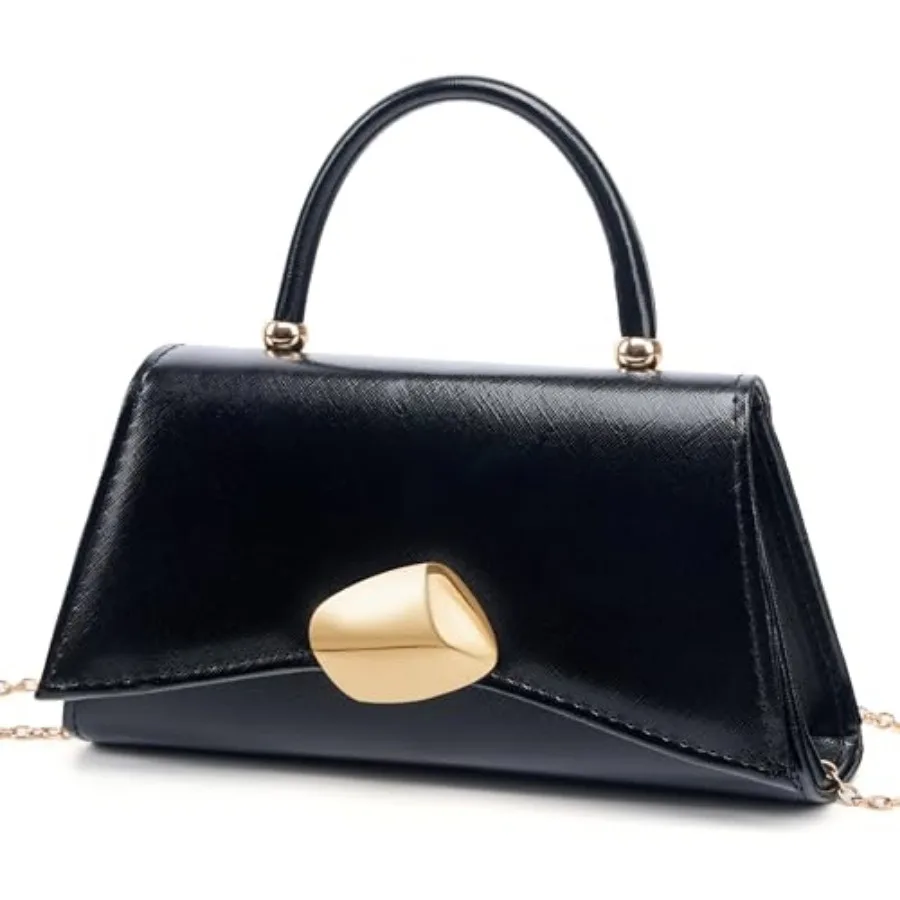 Gurina Designer Evening Handbag with Handle, PU Leather Clutch Purse for Women with Magnetic Buckle, Elegant Party Bag
Gurina Designer Evening Handbag with Handle, PU Leather Clutch Purse for Women with Magnetic Buckle, Elegant Party Bag