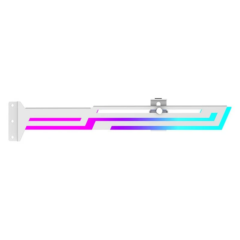 ARGB Graphics Card GPU Holder GPU Brace Support Adjustable Height Horizontal GPU Bracket AURA SYNC GPU Video Card Holder-AU32
ARGB Graphics Card GPU Holder GPU Brace Support Adjustable Height Horizontal GPU Bracket AURA SYNC GPU Video Card Holder-AU32