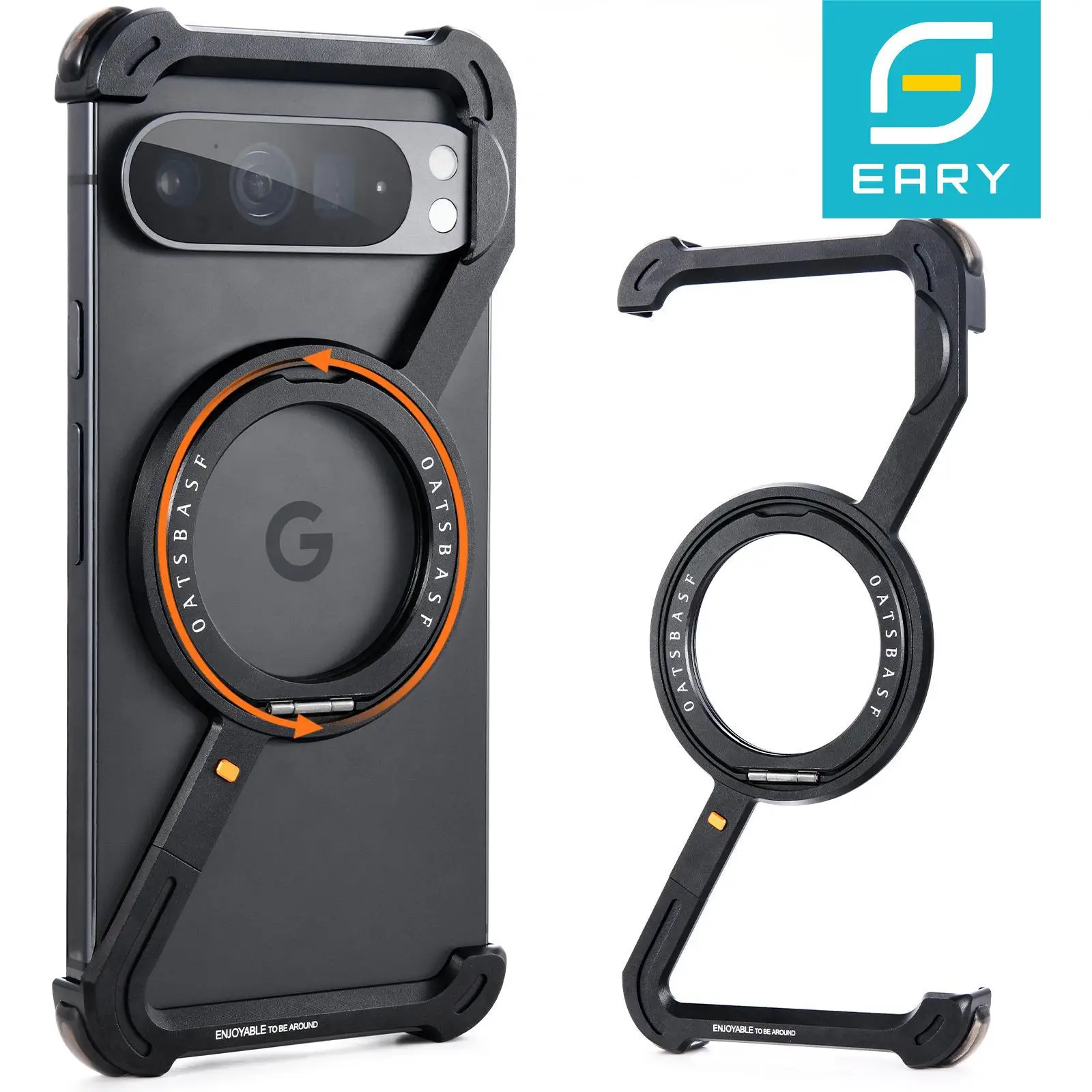 Металлический магнитный чехол Eary Z для Google Pixel 10 Pro XL Magsafe 360 ° Поворотная подставка с кольцом, безрамная противоударная защитная крышка для телефона
Металлический магнитный чехол Eary Z для Google Pixel 10 Pro XL Magsafe 360 ° Поворотная подставка с кольцом, безрамная противоударная защитная крышка для телефона